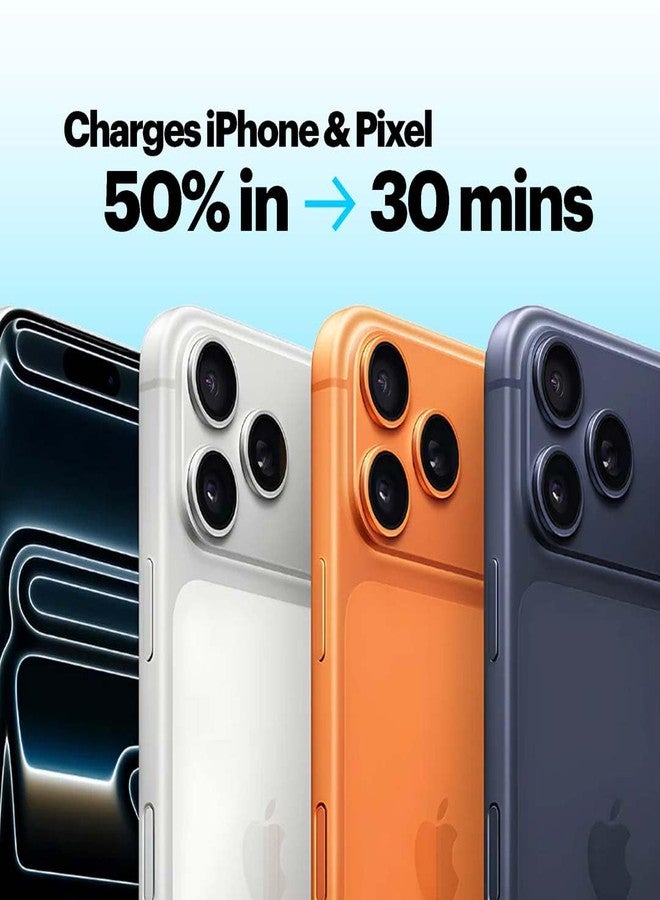 Stuffcool ChargeCube 65 Mini Extension Board with 65W GaN Fast Charging, 3 Universal AC Sockets & Dual USB Ports, Charges Laptops, iPhones, Pixels 50% in 30 mins, Supports Samsung SFC 2.0 - Image 5